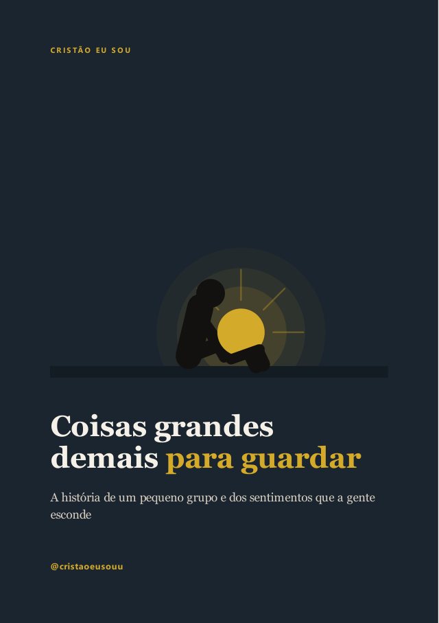 Capa do livro Coisas grandes demais para guardar